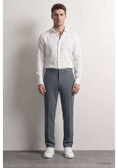 Twn Relaxed Fit Pilesiz Donuk Yeşil Çizgili Jogger Pantolon 7ec03ım07347m Dnk
