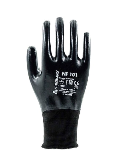 Tam Nitril Kaplı Polyester Eldiven Nf 101 Sy/sy No:10