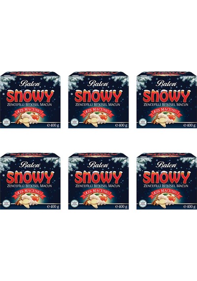 Balen Snowy Zencefilli Kış Macunu 6 x 400 G