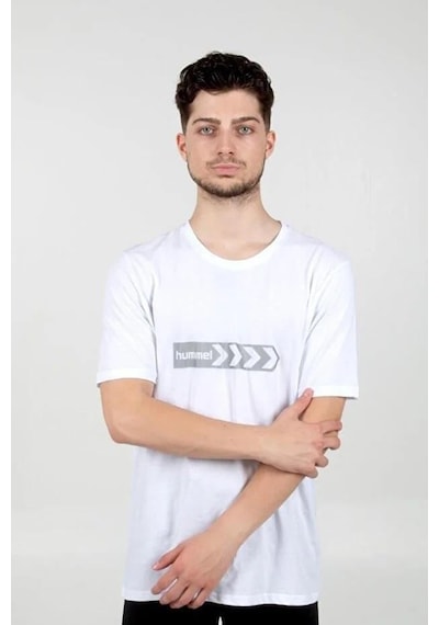 Hummel Armın Coton Basıc Logo T-shırt S/s Siyah Baskılı T-shırt Beyaz Hummel Armın Coton Basıc Logo T-shırt S/s Siyah Baskılı T-shırt Beyaz