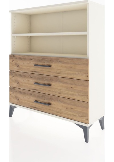 Arges Şifonyer 2 Raflı 3 Çekmeceli 88x30x106 Aytaşı-çam Aytaşı