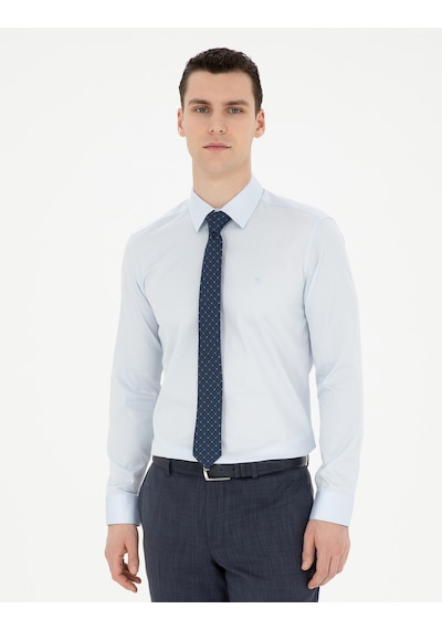 Pierre Cardin Erkek Açık Mavi Gömlek Basic 50286102-vr003 Açık Mavi