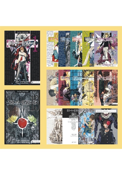 Death Note - Ölüm Defteri Tam Set - 16 Kitap Akılçelen Kitaplar