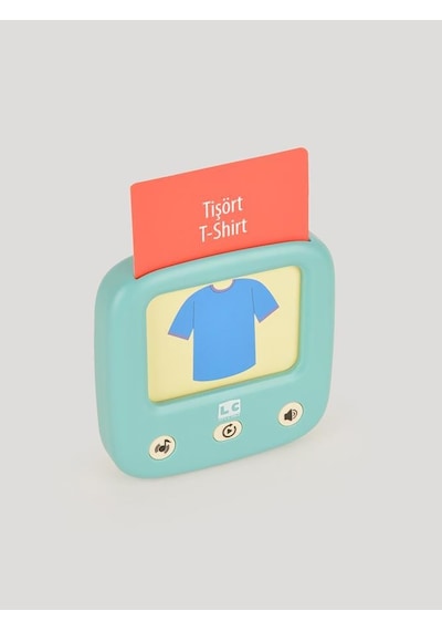 Let's Be Child Öğretici Türkçe & İngilizce Konuşan Kartlar Mavi