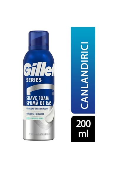 Gillette Series Canlandırıcı Tıraş Köpüğü 200ml 16'li Paket