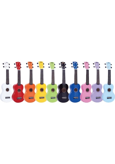 Mahalo Mr1 Soprano Ukulele Bk - Siyah Soprano Ukulele