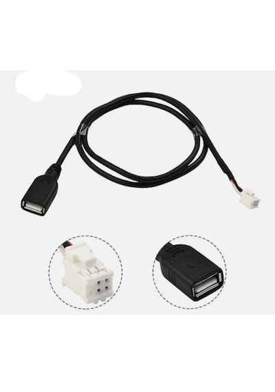 Universal Usb Portu Kablolu 6 Pin Android Multimedya Teyp Android  Double Teyp