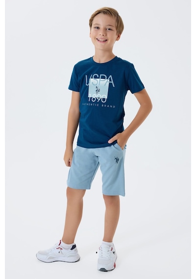 U.s. Polo Assn. Erkek Çocuk Lacivert Bermuda Takım 5274-49792 Lacivert