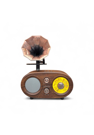 Rt-746 Nostaljik Gramafon Tasarım Radyo,trend Nostalji Radyo Bluetooth Özellikli