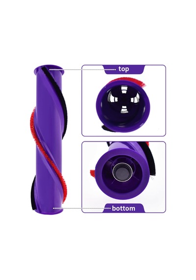 Dyson V7 V8 Uyumlu İçin Halı Temizleme Fırçası , Başlık İçin Rulo Fırça