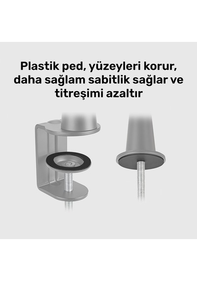 Npo Std131b Stüdyo Tasarım Kablo Yönetimli Amortisörlü Profesyonel Yayıncı Mikrofon Kolu