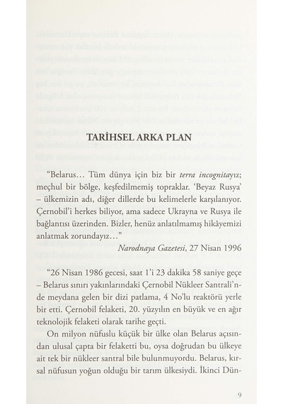 Çernobil Duası - Geleceğin Tarihi: 2015 Nobel Edebiyat Ödülü Sku: Smgstkc0b2787c98