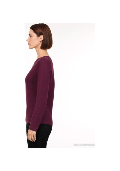 Yargıcı Regular Bisiklet Yaka Uzun Kol Kazak 26kktr2089x 049 Mor