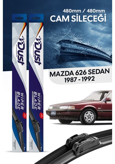 Mazda 626 Sedan Silecek Takımı 1987-1992 Uyumlu 480mm/480mm