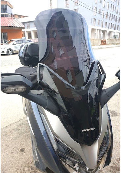 Motocam Honda Forza 250 Ön Cam 2018-2020 Model 58cm Siyah Renkli 4mm İade Yoktur