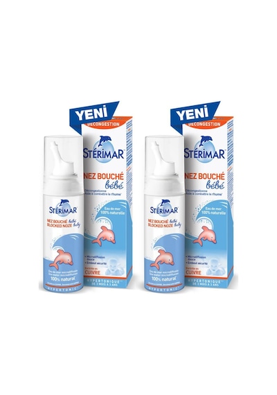 Sterimar Baby Blocked Nose Burun Spreyi 100 ml 2 Adet