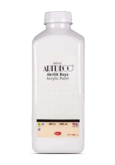 Artdeco Akrilik Boya 1000 Ml Beyaz