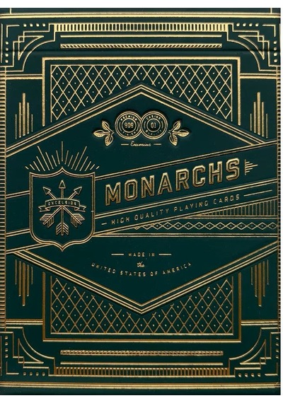 Theory11 Monarchs Green Edition Oyun İskambil Kartı - Yeşil