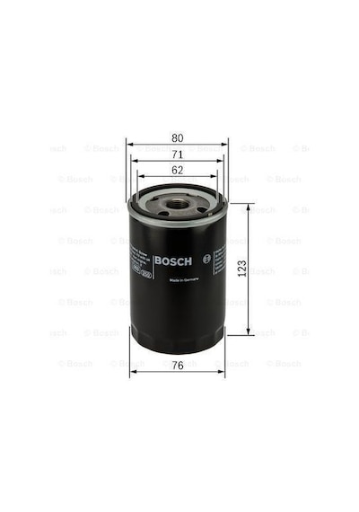Seat Leon 2 Yağ Filtresi 1.6 102 Beygir 2006-2012 Bosch