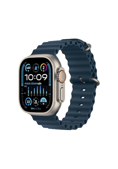 Apple Uyumlu  Watch 42mm 44mm 45mm 49mm 1/2/3/4/5/6/se/7/8/ultra Akıllı Saat Ocean Kordon Ve Kayışı Koyu Lacivert