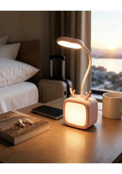 Modern Tasarımlı Şarj Edilebilir Led Gece Lambası Çok Renkli 92137824