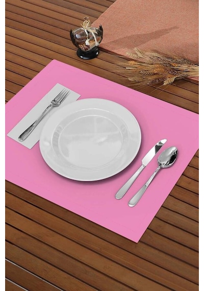 Pembe Sade Tek Renk Desensiz Premium Amerikan Servis Asr014n11