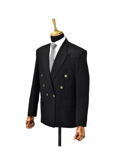 Erkek Siyah Renk, Kruvaze Tek Ceket Sivri Yaka Bgl-st04157 Siyah