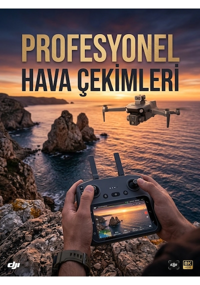 Gps Destekli Çift Kameralı Katlanabilir Drone Havadan Fotoğraf Ve Video Çekimi