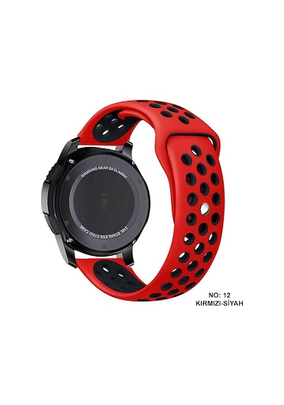 Samsung Galaxy Uyumlu Watch 46Mm Sm-R800 Kordon 22 Mm Delikli Spor Kayış