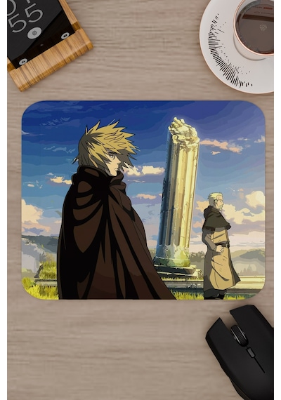 Vinland Saga Anime V1 - 22x18 Gaming Kauçuk Kaymaz Taban Mouse Pad Fare Altlığı