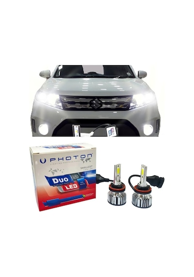 Suzuki Vitara Led Xenon Uzun Far Ampulü Hb3 Duo Yeni Seri Beyaz 2015-2021