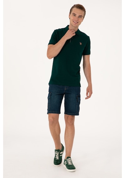 U.S. Polo Assn. Erkek Mavi Jean Şort 50304364-DN0030