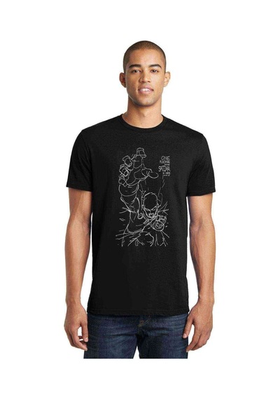 Anime One Punch Man Baskılı Siyah Erkek Tshirt (528818236)