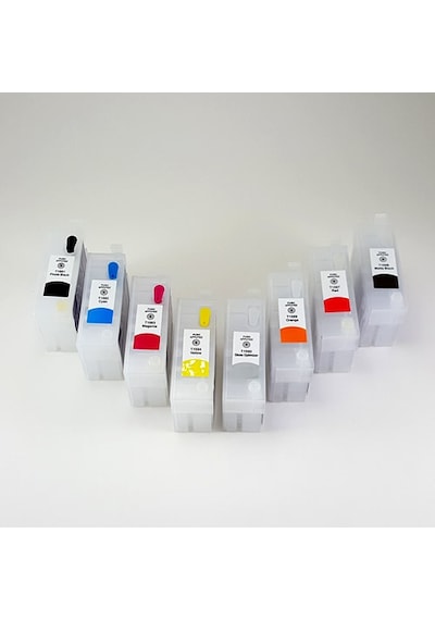 Epson T1590 T1599 Uyumlu Kolay Dolan Kartuş 8 Renk