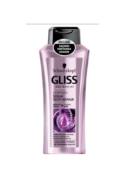 Schwarzkopf Gliss Onarıcı Şampuan 2x360 ML