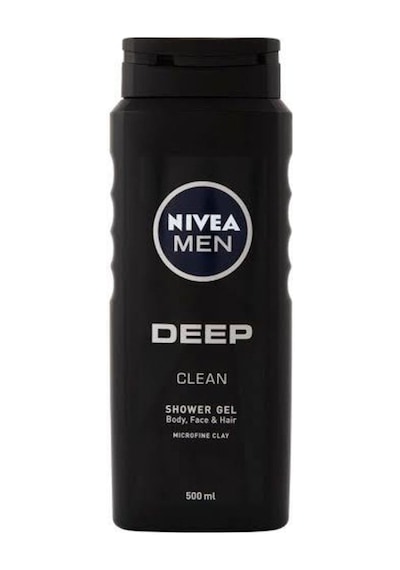 Nivea Men Deep Dimension 3 Ü 1 Arada Vücut Saç Ve Yüz İçin Pratik Kullanım Erkek Duş Jeli 500 Ml