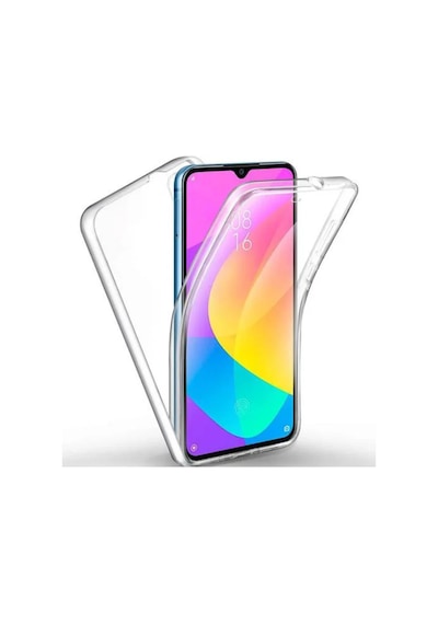 Xiaomi Mi 9 Lite Çift Taraflı Silikon Kılıf Şeffaf