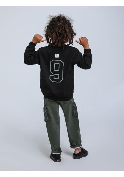 Jack Lions Erkek Bebek Race Temalı Sweatshirt-14252 Siyah