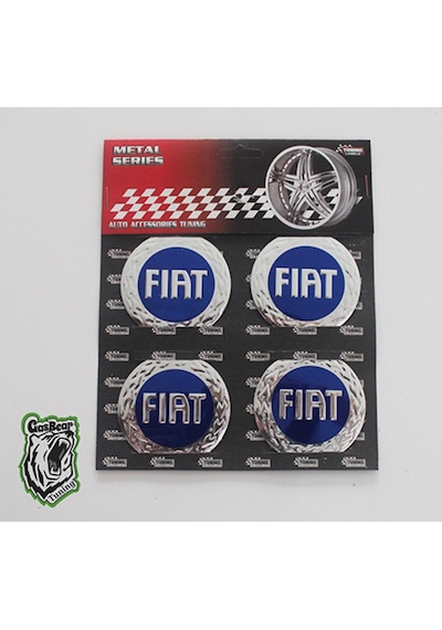 Jant Göbeği Etiketi Fiat 60Mm Çap Mavi (502481156)
