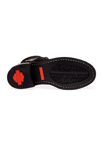 Harley Davidson Gibson Black Nubuk Erkek Bot Siyah