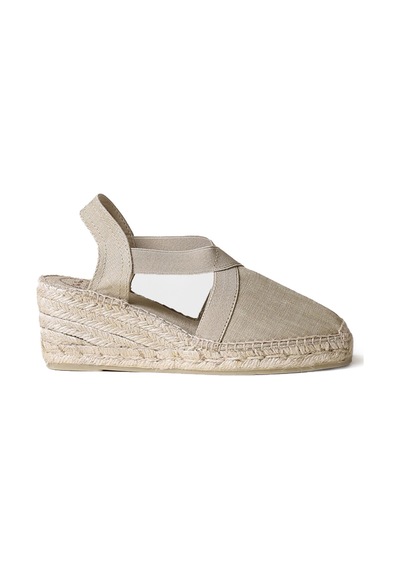 Sandalet Kadın Ter Toni Pons Elastic Linen Stone Pedra Taş