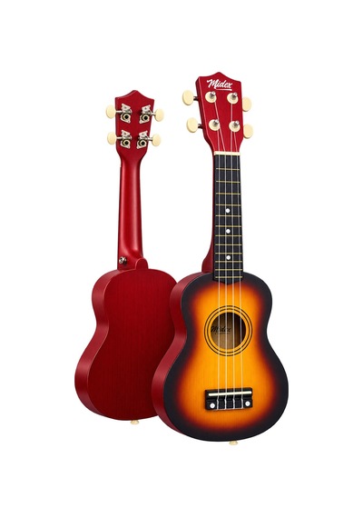 Midex Ukx-901sb Sunburs Soprano Ukulele Askı Çanta Metod Pena