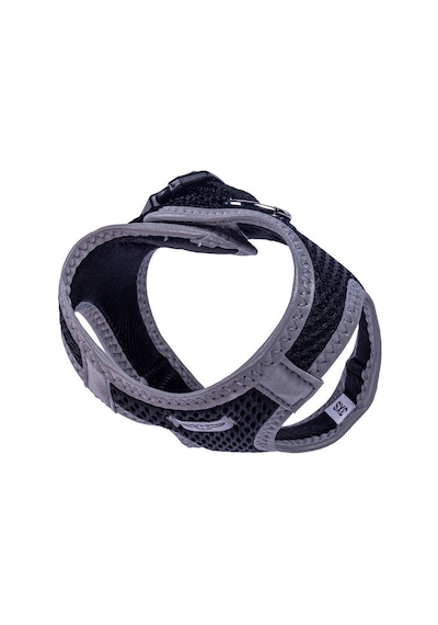 Doggie Havalı Dokuma Reflektör Serisi Küçük Irk Göğüs Tasması Siyah 3XS-22-26Cm Siyah
