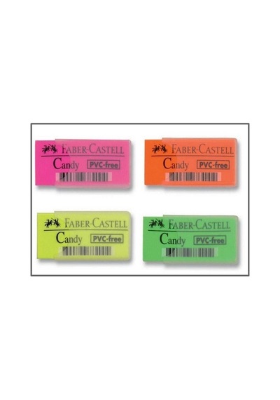 Faber Castell Candy Silgi Kılıflı - 2 Adet