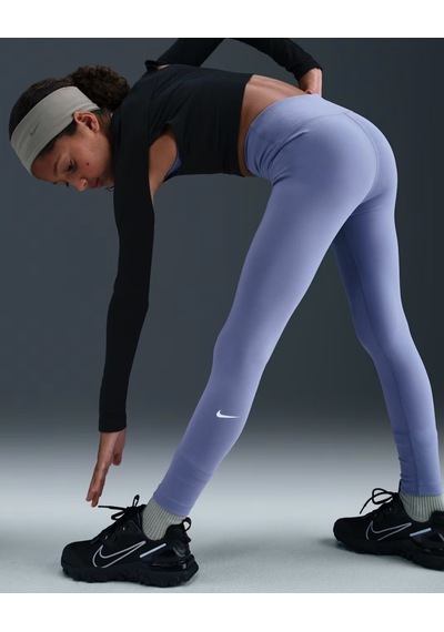 Nike Fz5605-499 One Dri-fıt Yüksek Belli Genç Çocuk Kız Taytı - Mor
