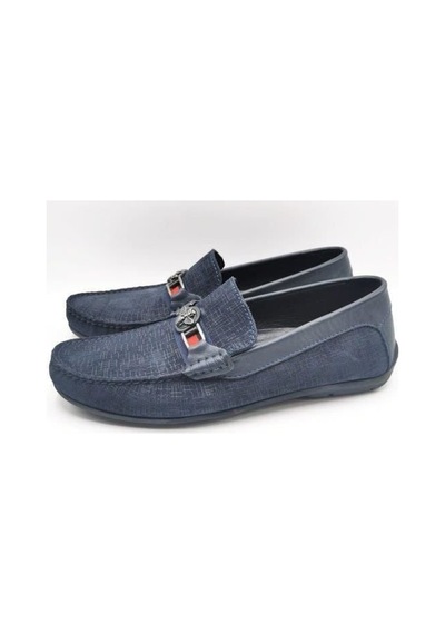 King Paolo King Shoes Au4020 Lacivert Süet Erkek Ayakkabısı Çok Renkli