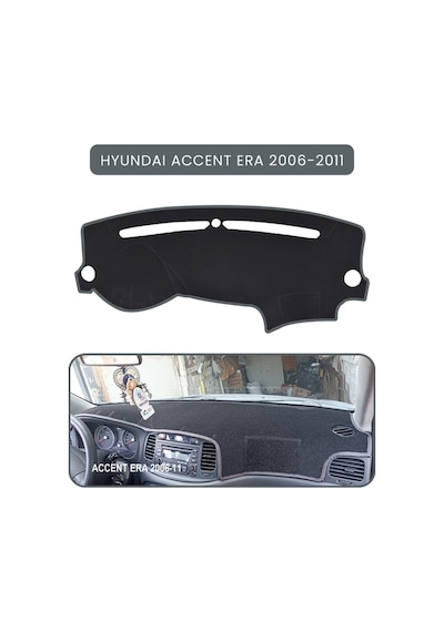 Hyundai Accent Era 2006-2011torpido Koruma Halısı Gri Kenar