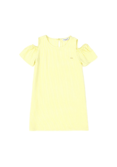 U.S. Polo Assn. Kız Çocuk Neon Kolsuz Doa Elbise 50269610-vr168 Çok Renkli