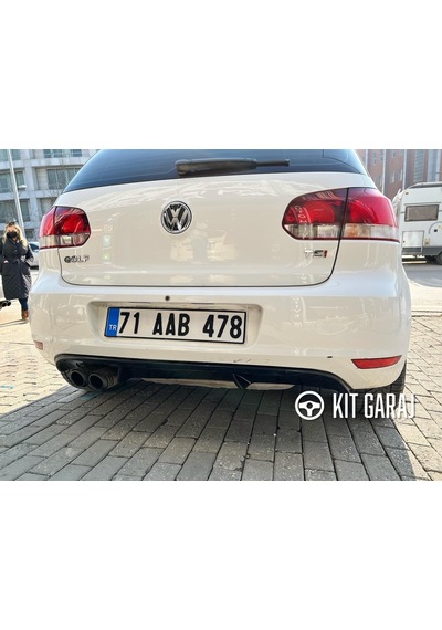 Volkswagen Golf 2009-2012 Parlak Siyah Difüzör Plastik Boyalı