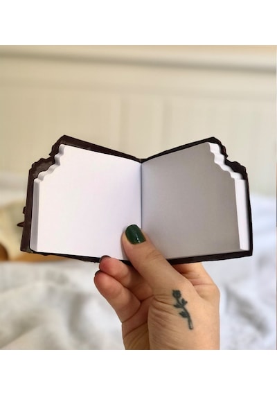 Hediyeofisi Kokulu Çikolata Defter Kahverengi